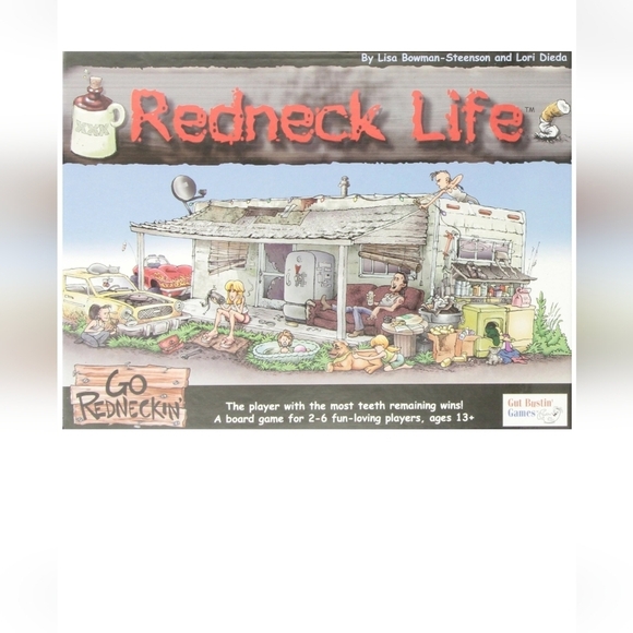 Redneck Life Board Game & bustin'a gut expansion pack, new sealed - Picture 9 of 15